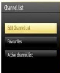 SCHAUB LORENZ 32LE-5900CT - Managing Stations: Channel List - 1