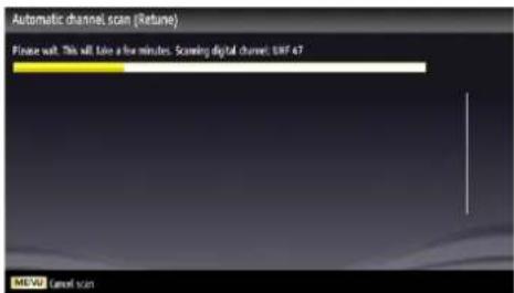 SCHAUB LORENZ 32LE-5900CT - First Time Installation - 6