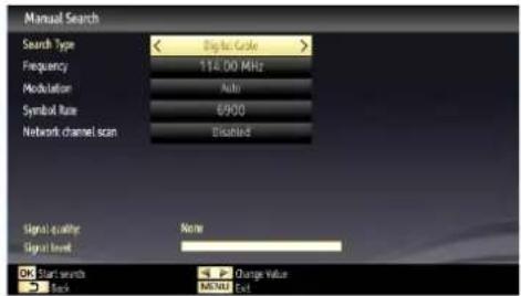 SCHAUB LORENZ 32LE-5900CT - Digital Cable Manual Search - 1
