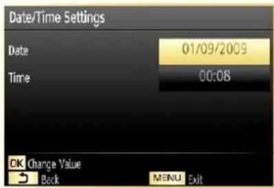 SCHAUB LORENZ 32LE-5900CT - Configuring Date/Time Settings - 1