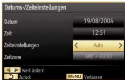 SCHAUB LORENZ 32LE-5900CT - Einstellen von Datum und Uhrzeit - 1