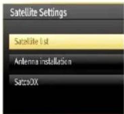 SCHAUB LORENZ 32LE-5900CT - Configuring Satellite Settings - 1