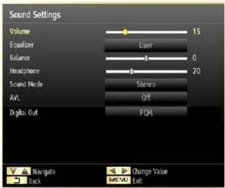 SCHAUB LORENZ 26LE-4800CT - Configuring Sound Settings - 1