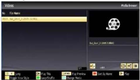 SCHAUB LORENZ 26LE-4800CT - Media Playback Using Media Browser - 3