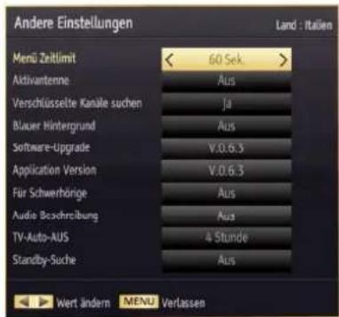 SCHAUB LORENZ 26LE-4800CT - Andere Einstellungen konfigurieren - 1