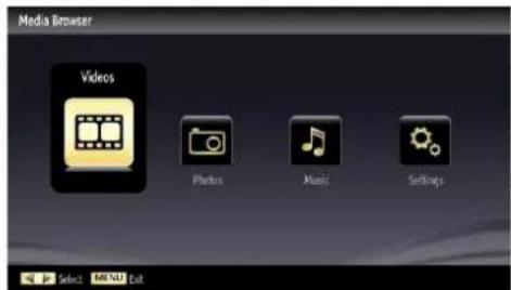 SCHAUB LORENZ 26LE-4800CT - Media Playback Using Media Browser - 1