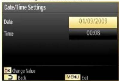 SCHAUB LORENZ 26LE-4800CT - Configuring Date/Time Settings - 1