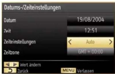 SCHAUB LORENZ 26LE-4800CT - Einstellen von Datum und Uhrzeit - 1