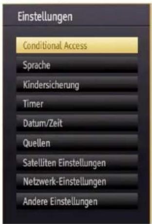 SCHAUB LORENZ 26LE-4800CT - Konfiguration der Einstellungen - 1