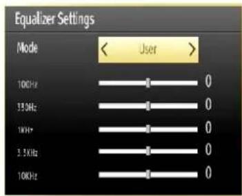 SCHAUB LORENZ 26LE-4800CT - Sound Settings Menu Items - 1