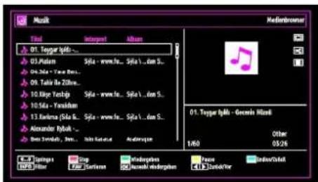 SCHAUB LORENZ 22LE-5100C - Wiedergabe von Musik über USB - 1