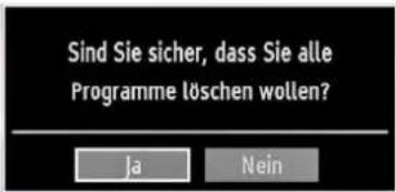 SCHAUB LORENZ 22LE-5100C - Diensteliste löschen (Clear Service List) (\*) - 1