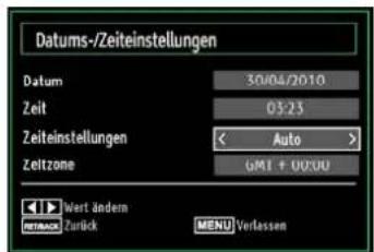 SCHAUB LORENZ 22LE-5100C - Einstellen von Datum und Uhrzeit - 1