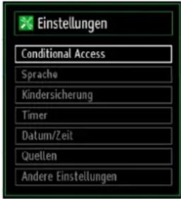 SCHAUB LORENZ 22LE-5010C - Konfiguration der Einstellungen - 1