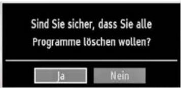 SCHAUB LORENZ 22LE-5010C - Diensteliste löschen (Clear Service List) (\*) - 1