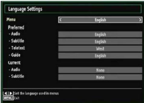 SCHAUB LORENZ 22LE-5010C - Configuring Language Preferences - 1