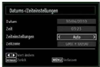 SCHAUB LORENZ 22LE-5010C - Einstellen von Datum und Uhrzeit - 1
