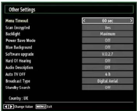 SCHAUB LORENZ 22LE-5010C - Configuring Other Settings - 1