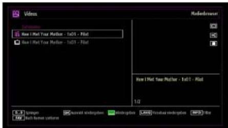 SCHAUB LORENZ 22LE-5010C - Medien-Wiedergabe durch Benutzen des Medienbrowsers - 2