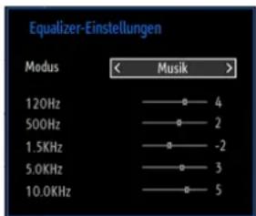 SCHAUB LORENZ 22LE-5010C - Optionen des Menüs Klangeinstellungen - 1