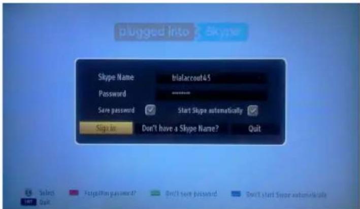 plugged into Skype Skype Name brialaccout4.5 Password masked Save password Start Skype automatically Stop in Don't have a Skype Name? Quit Sales Password: Password: Don't save password: Don't start Skype automatics