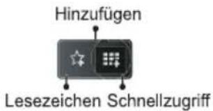 Hinzufügen Lesezeichen Schnellzugriff