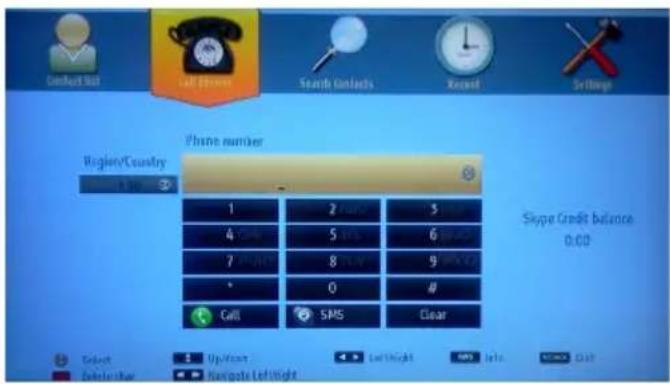 Contact No.1 Call Phone Search Contacts Record Settings Region/Country Phone number 1 2 Phone 3 Phone 4 Phone 5 Phone 6 Phone 7 Phone 8 Phone 9 Phone * 0 # Call SMS Clear Slave Credit balance 0:00 Select Up/Down Left/Right Help Save Exit Delete Now Remove Left/Right