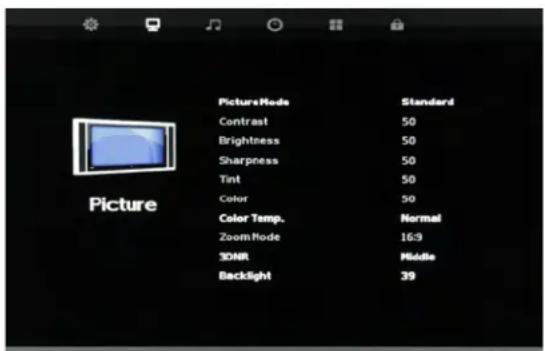 SunBriteTV SB-4717HD - Channel Menu - 1