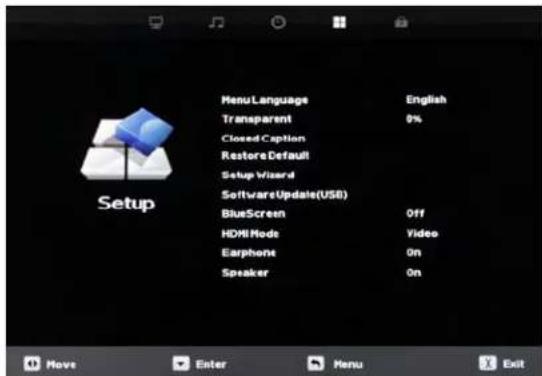 SunBriteTV SB-4717HD - Time Menu - 1