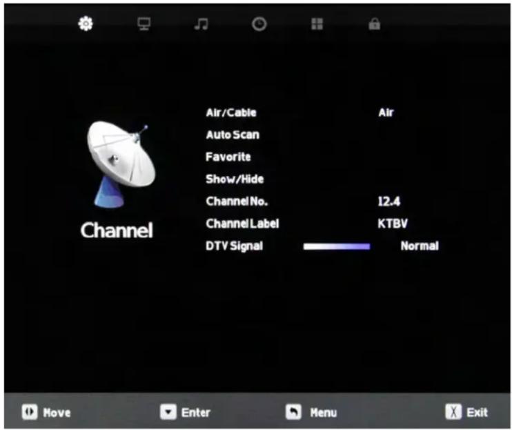 SunBriteTV SB-4717HD - Lock Menu - 2