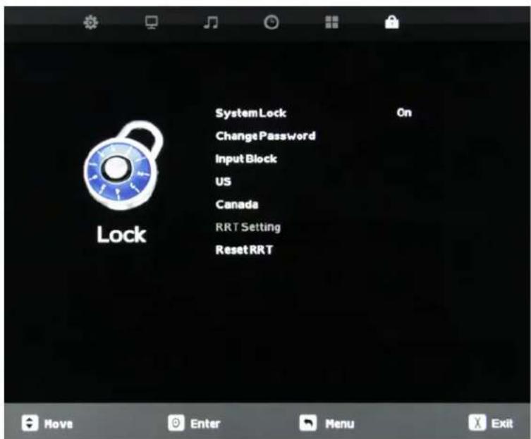 SunBriteTV SB-4717HD - Change Password - 1
