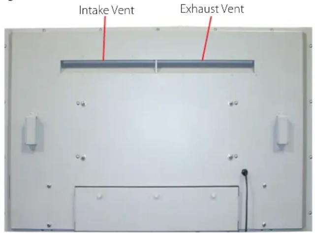 SunBriteTV SB-4717HD - CAUTION! NEVER SPRAY OR DIRECT A HOSE INTO THE VENT AREA OF THE TV. - 1