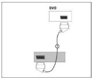 Dyon Verve 22 - Anschluss über SCART-Kabel - 1