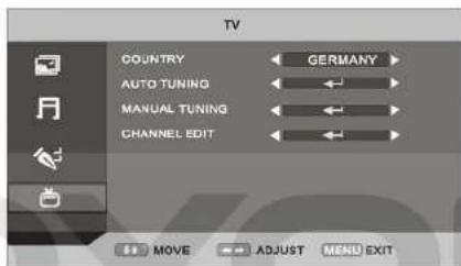 Dyon Verve 22 - TV-MENÜ - 1