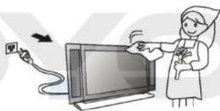 Dyon Verve 22 - Reinigung des Fernsehers - 1