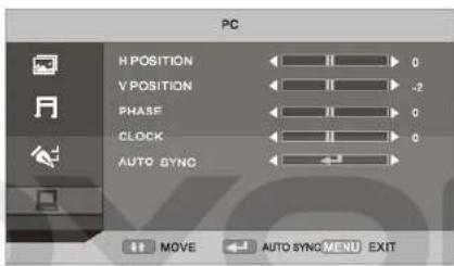 Dyon Verve 22 - MOVE ADJUST MENU EXIT - 1