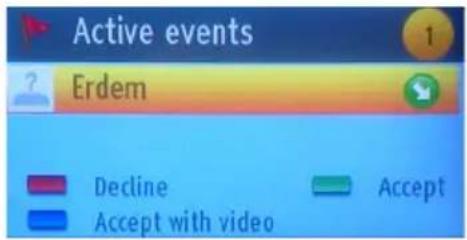 Active events Erdem Decline Accept with video Accept
