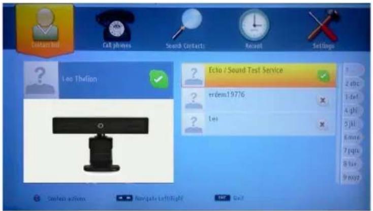 Contacted Call phones Search Contacts Recent Settings Leo Thalign Echo / Sound Test Service ? erdem19776 ? 1er ? 2 abc 1 def 4 gh 5 kl 6 mm 7 pqs 8 ls 9 mzy Sounsel actions Narigate LeftRight Get Go? Sounsel actions Narigate LeftRight Get Go?