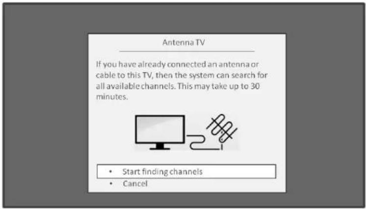 TCL Roku 40FS3800 - How do I set up the TV tuner? - 1