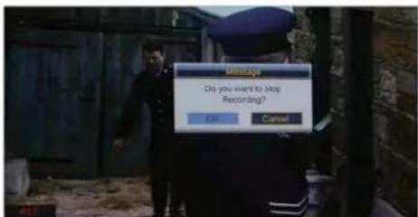 Message Do you want to stop Recording? OK Cancel