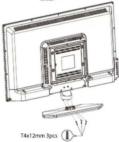 WESTINGHOUSE DWM32H1G1 - How to install the stand! - 2