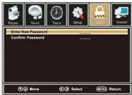 WESTINGHOUSE DWM32H1G1 - Change Password - 2