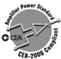 Amplifier Power Standard CEA CEA-2006 Compliant
