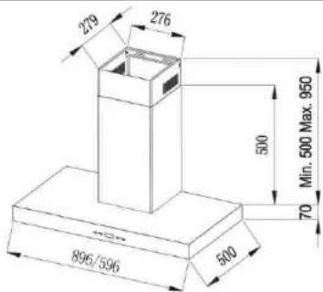 SCHNEIDER SCDT 7010 LX - DIMENSIONES - 1