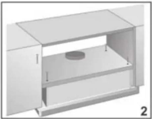 GRUNDIG GDT 2050 X - Installation von oben - 2