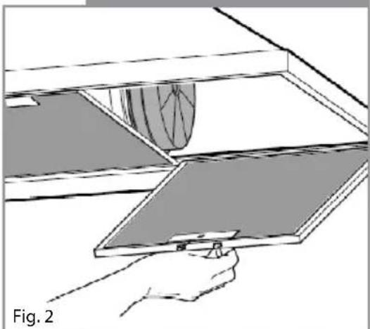 CDA ECH101 - Changing the charcoal filter (re-circulating only) - 1