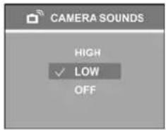 ROLLEI Prego da5 - Setting Camera Sound Volume - 3
