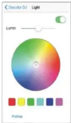 Discolor DJ Light Lumin Profiles