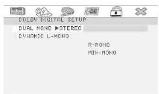 COLEN DIGITAL SETUP DUAL MONO ►STEREO DYNAMIC L-MONO R-MONO MDH-MONO