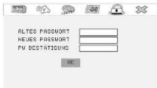 ALTES PASSWORD NEUS PASSWORD PU DESTATIGUNG OK